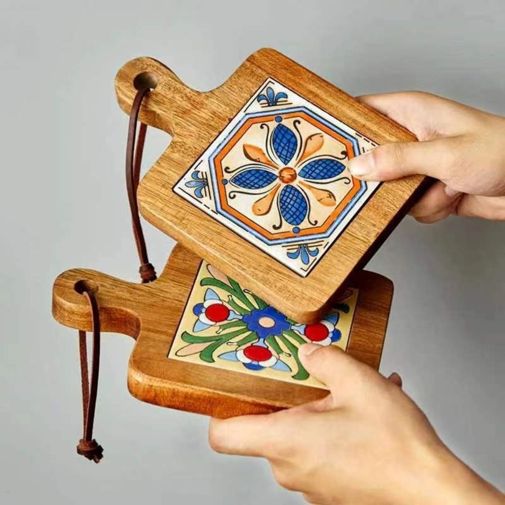 Ceramic Tile Blank - Alas Meja Makan Gaya Jepang Tahan