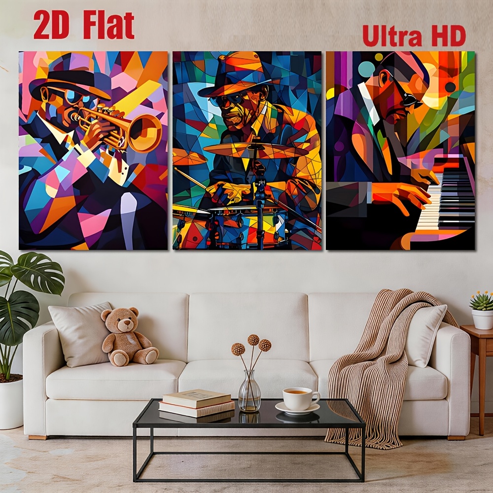 Canvas Wrap Ready - Tanpa bingkai, 2D Flat, Dekorasi dinding