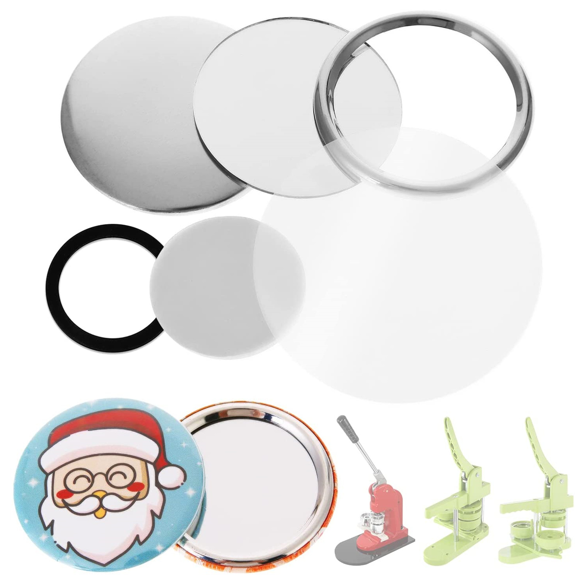 Bagian Tombol Cermin Kosong 58 - Button Badge Blank ulasan dan harga