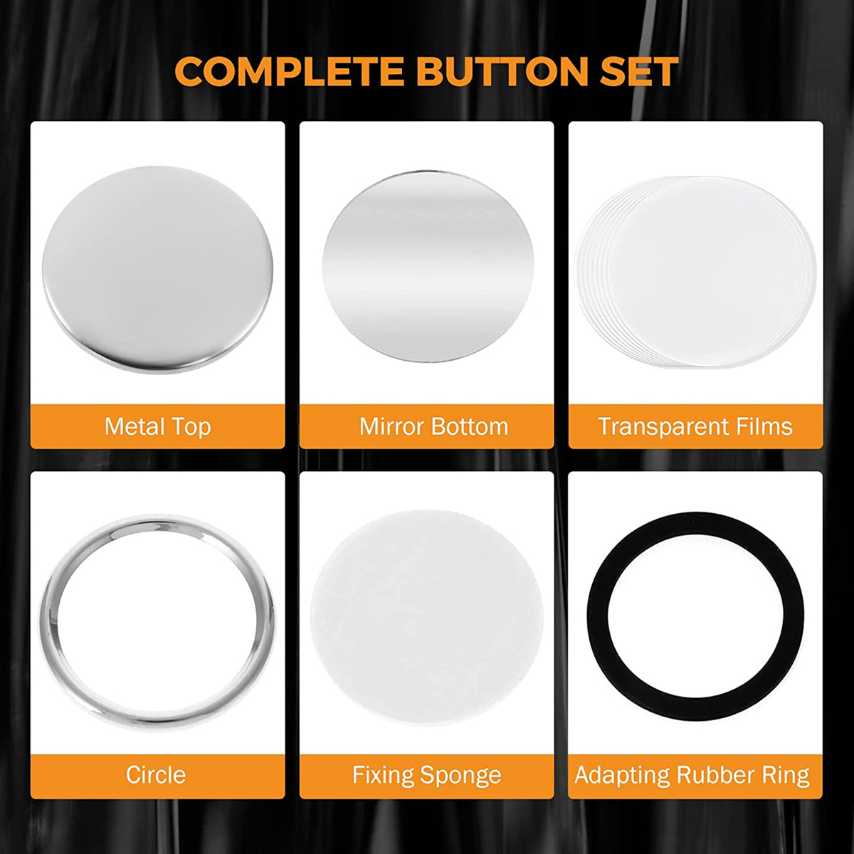 Bagian Tombol Cermin Kosong 58 - Button Badge Blank ulasan dan harga