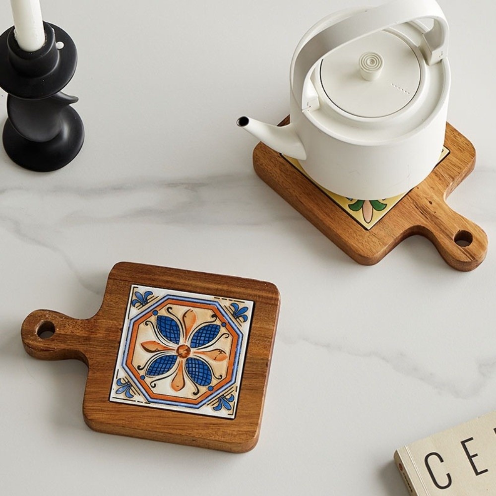Alas Meja Makan Gaya Jepang Ta - Ceramic Tile Blank ulasan dan harga