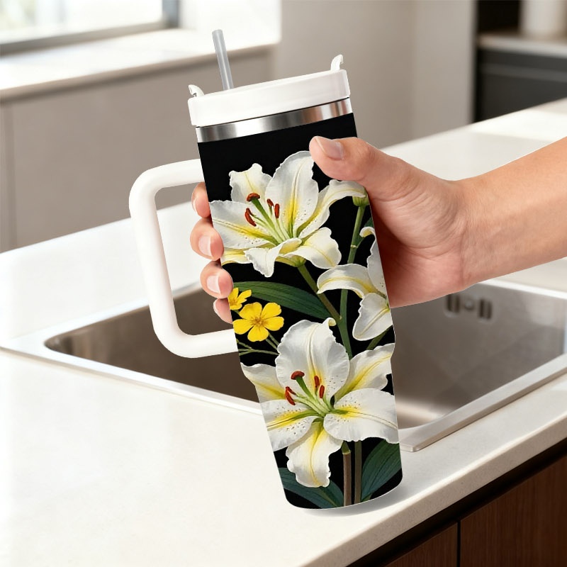 Tumbler Stainless Steel 40Oz B - Sublimation Mug White ulasan dan harga