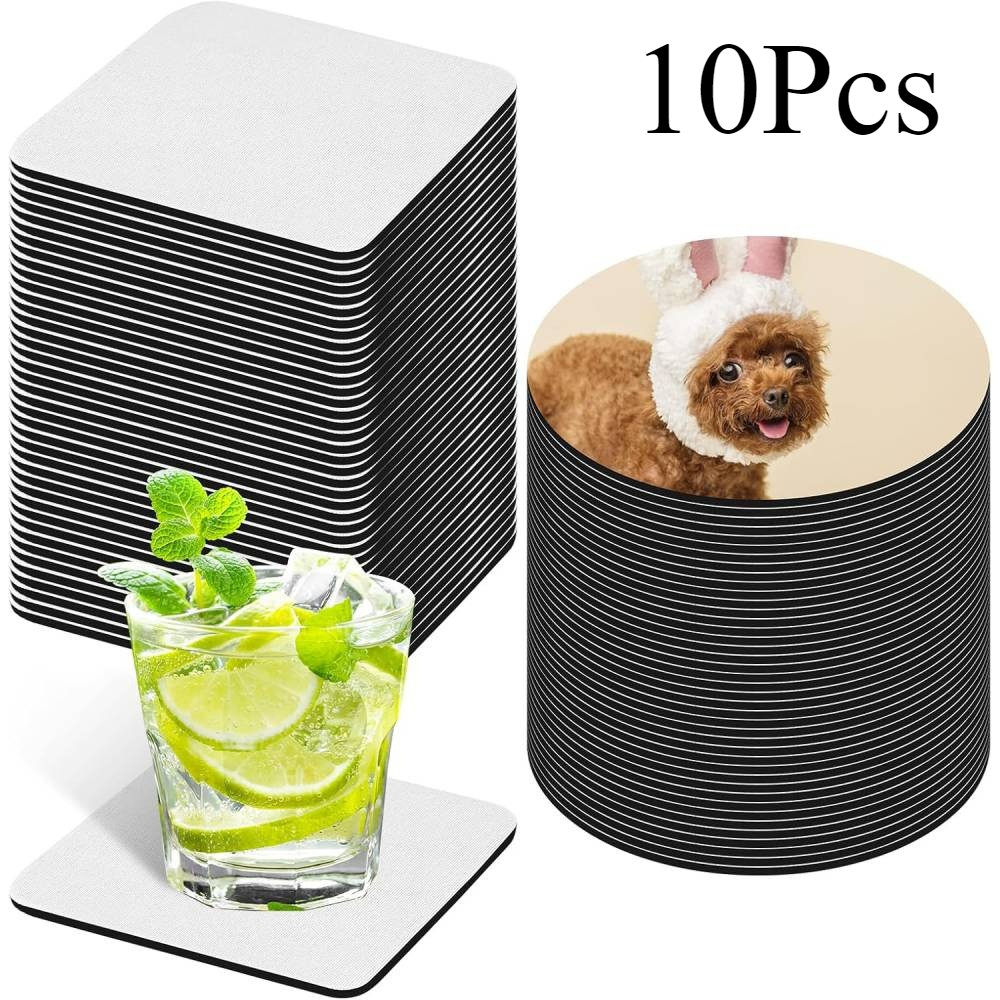 10 Pcs Set Coasters Sublimasi  - Coaster Sublimation Blank ulasan dan harga