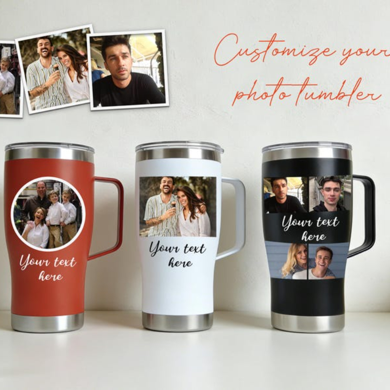 Tumbler Foto Personal 20oz Log - Water Bottle Blank ulasan dan harga