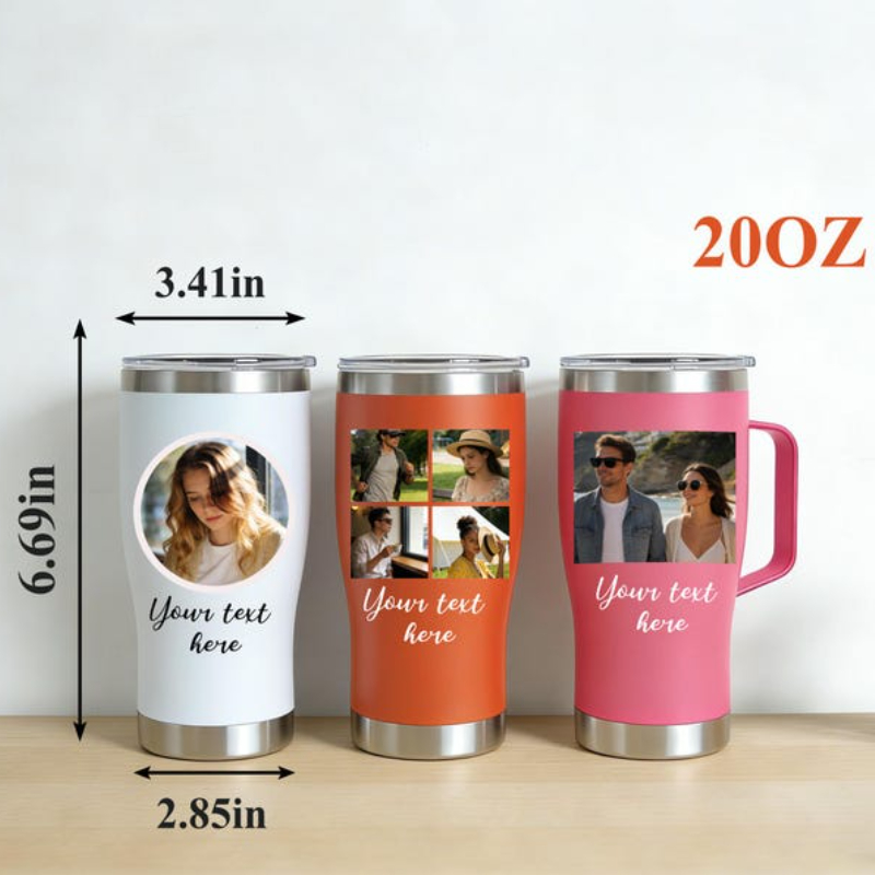 Tumbler Foto Personal 20oz Log - Water Bottle Blank ulasan dan harga