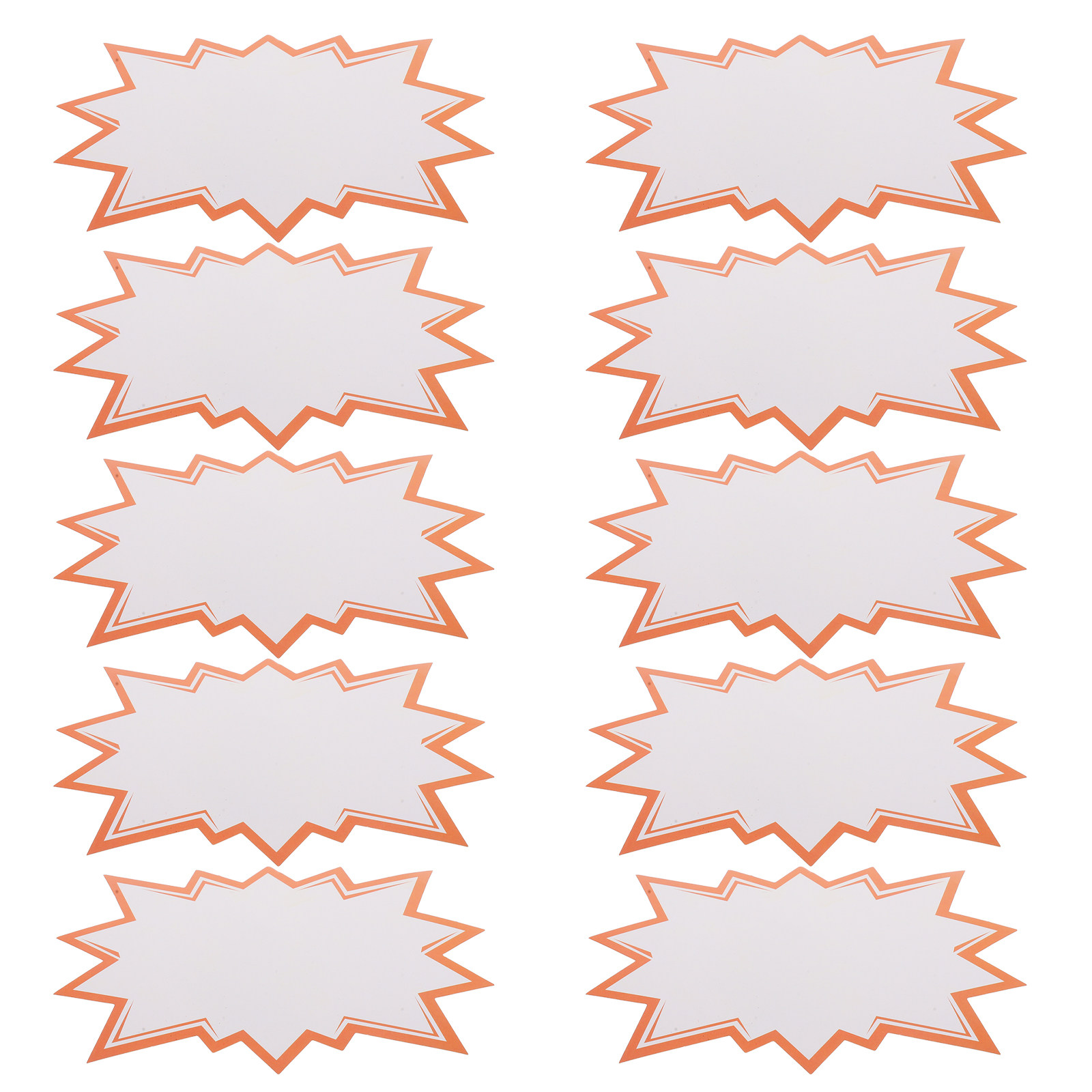 100Pcs Label Harga Kertas Koso - Yard Sign Blank ulasan dan harga