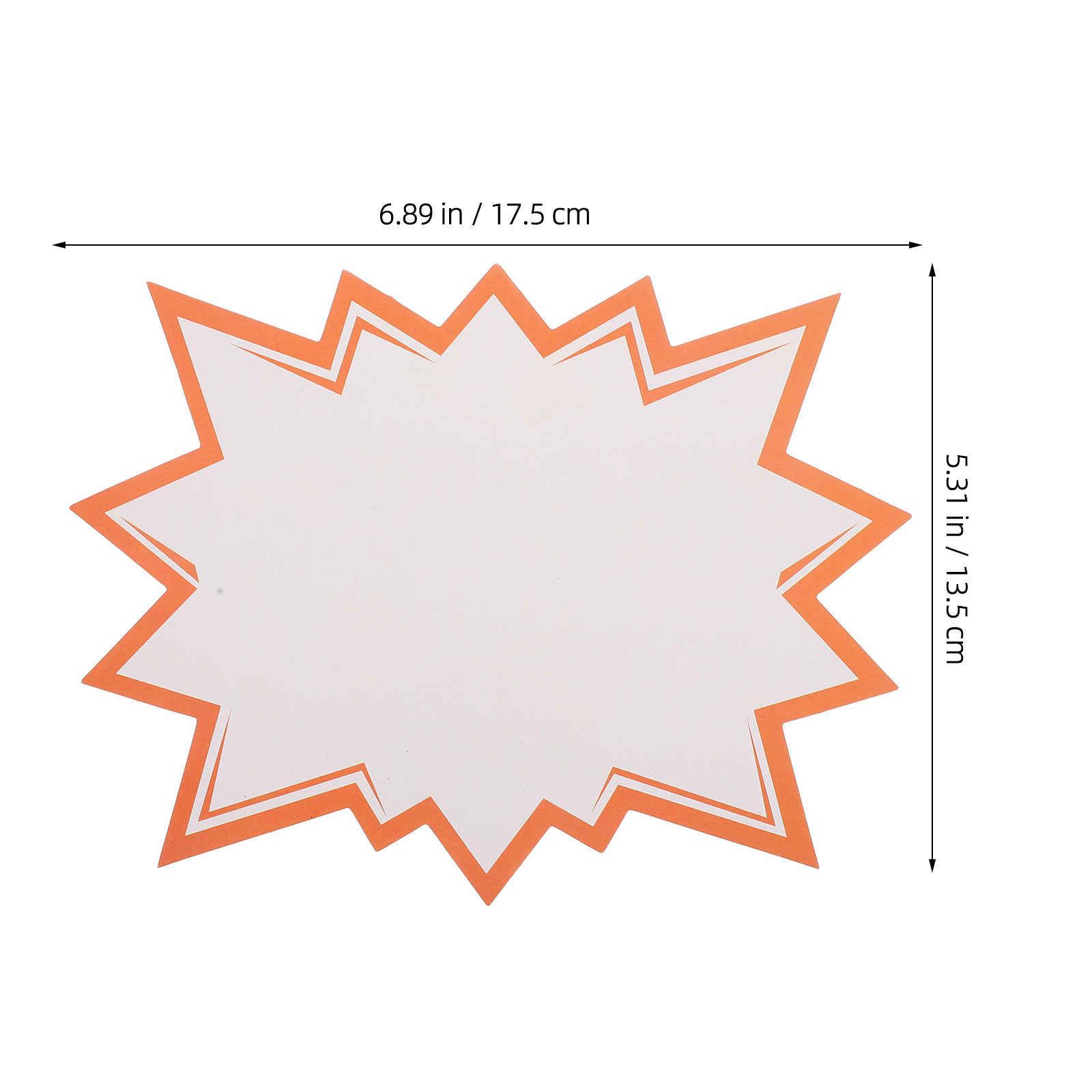 100Pcs Label Harga Kertas Koso - Yard Sign Blank ulasan dan harga