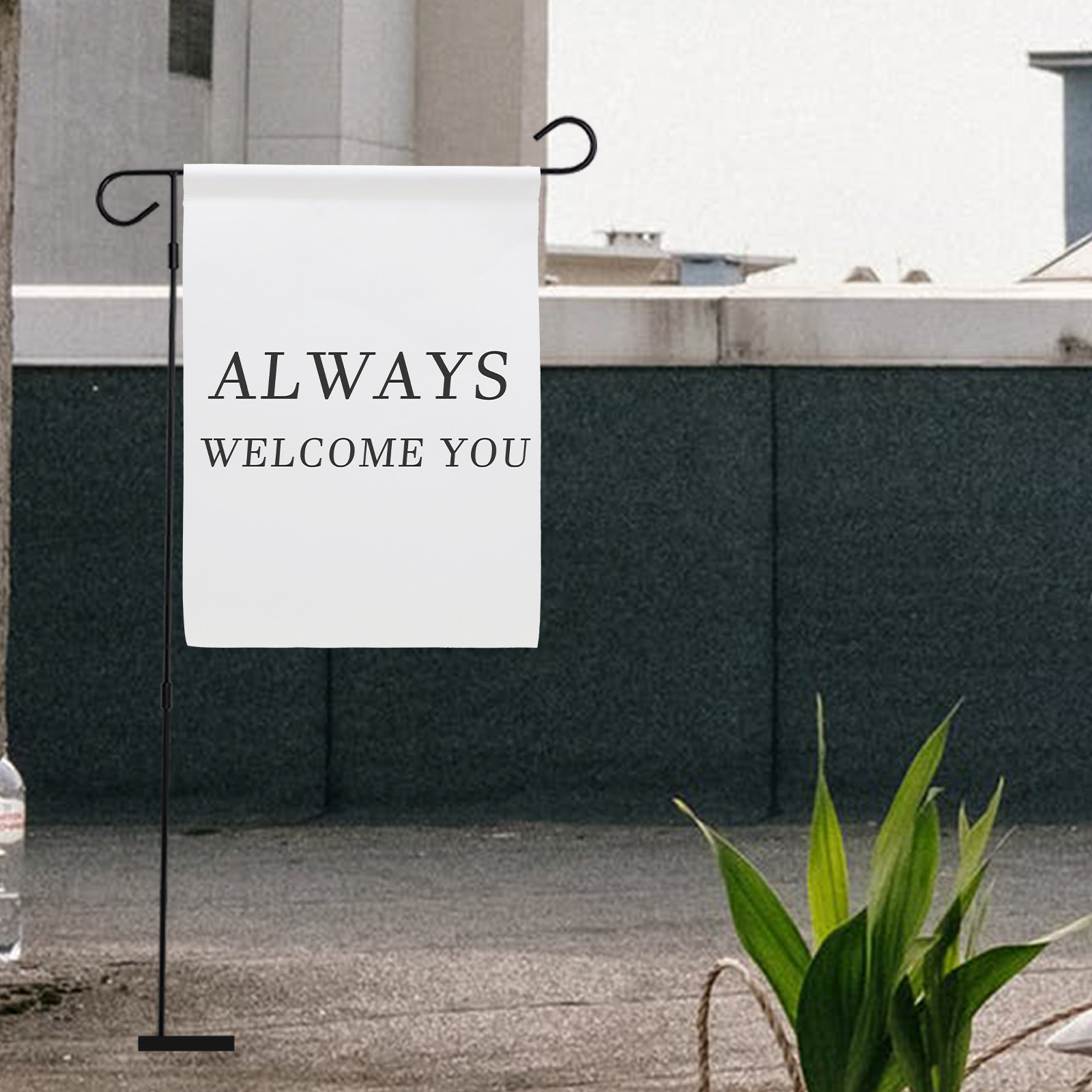 6 Buah Bendera Taman Putih Pol - Yard Sign Blank ulasan dan harga