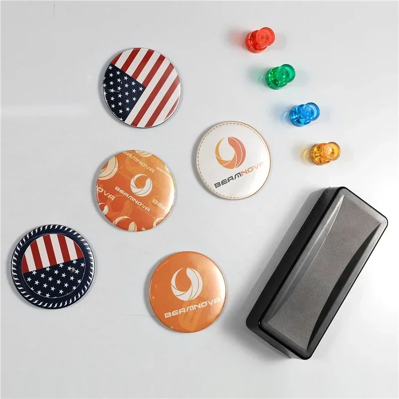 Bagian Tombol Magnet Kulkas Le - Button Badge Blank ulasan dan harga