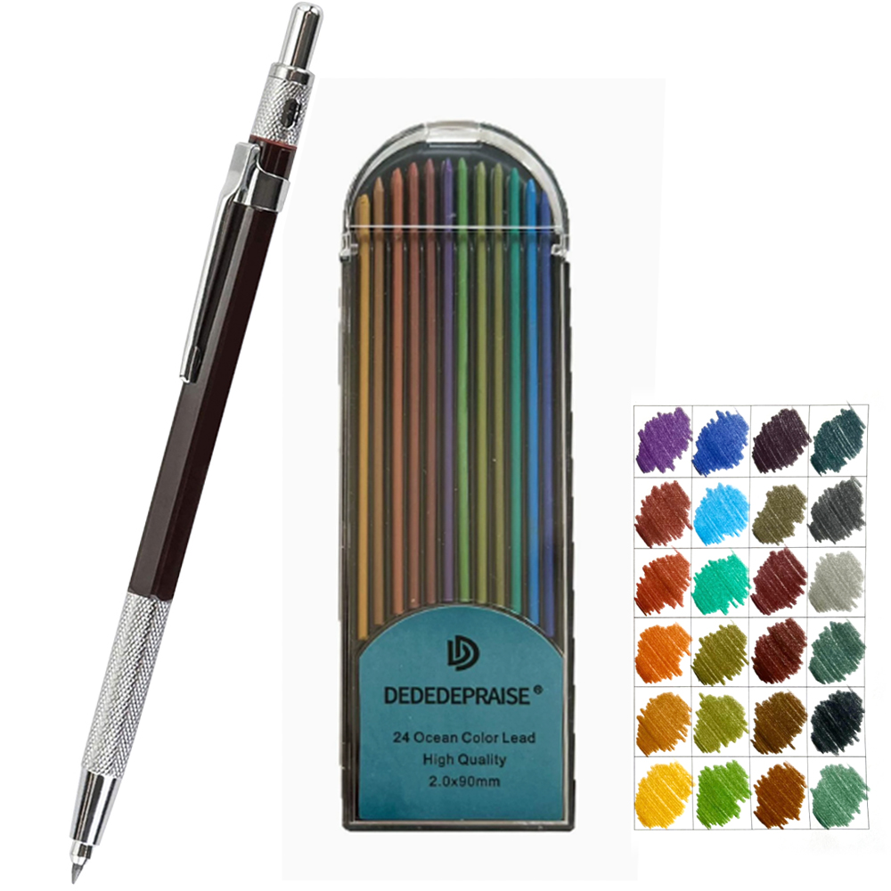 Set Pensil Mekanik 2.0mm Gaya  - Staedtler Pencil Lumocolor ulasan dan harga