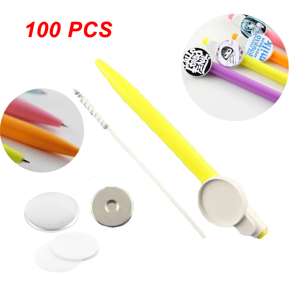 Partes Badge Pin 25mm 100 PCS, - Button Badge Blank ulasan dan harga