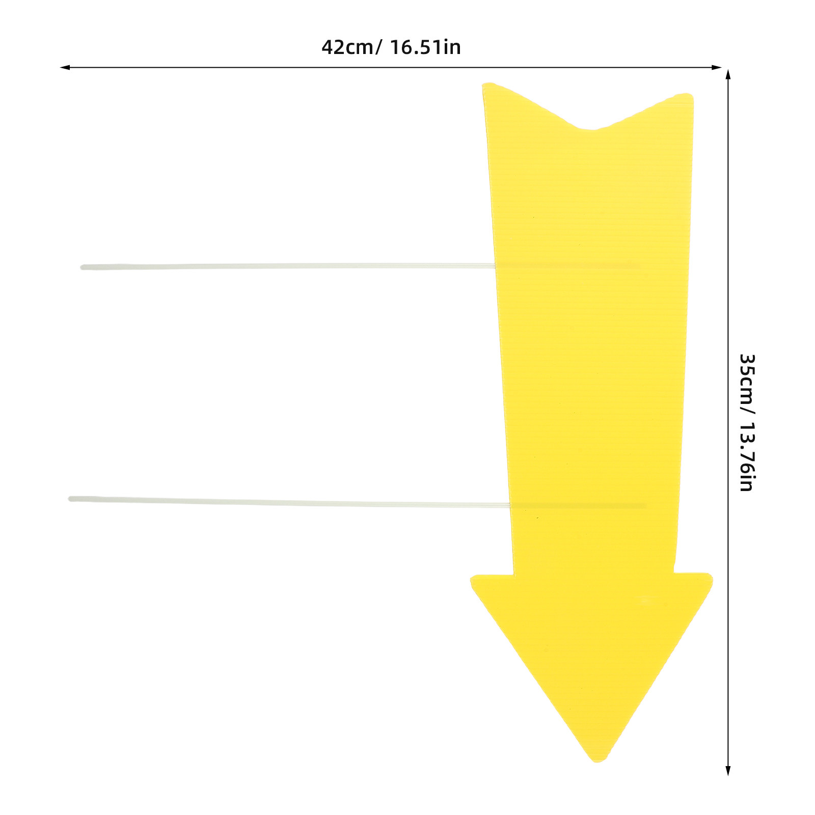 10 Buah Papan Penunjuk Arah Be - Yard Sign Blank ulasan dan harga