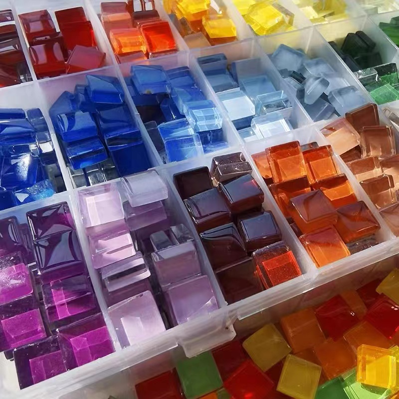 Kaca mosaik keramik DIY 50 bua - Ceramic Tile Blank ulasan dan harga