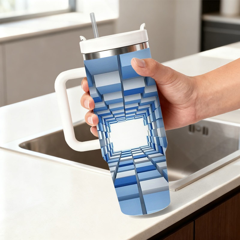 Tumbler Stainless Steel 40 Oz  - Sublimation Mug White ulasan dan harga