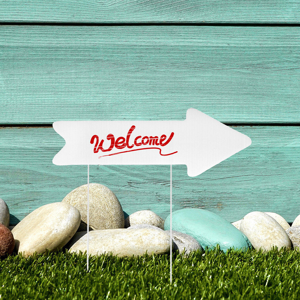 2 Buah Papan Petunjuk Arah Kos - Yard Sign Blank ulasan dan harga