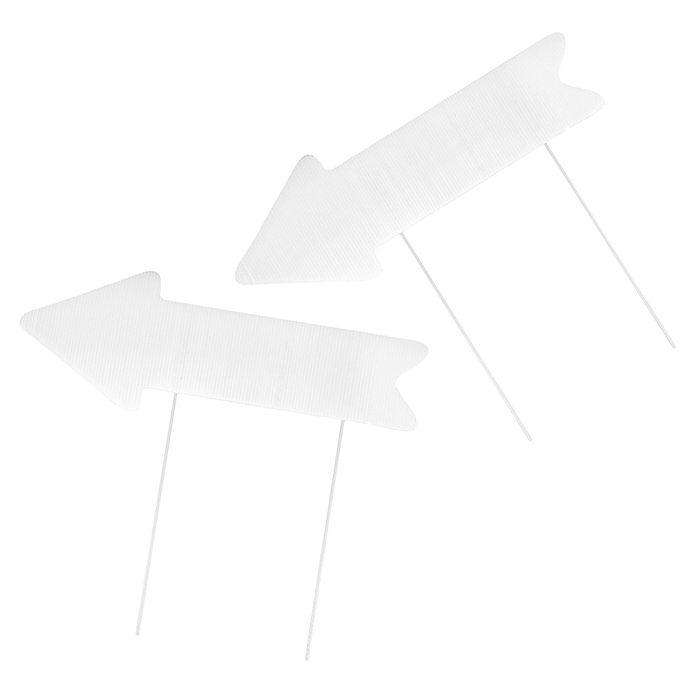 2 Buah Papan Petunjuk Arah Kos - Yard Sign Blank ulasan dan harga