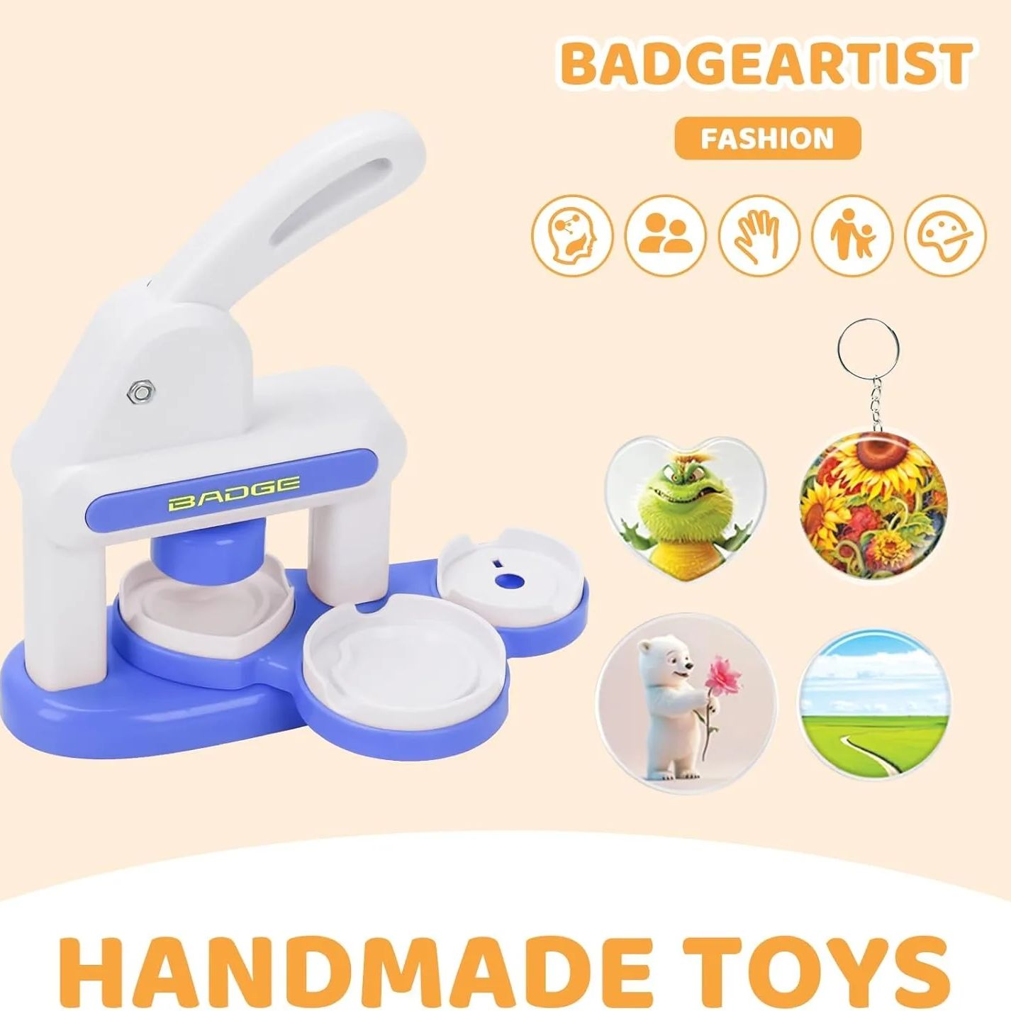Mesin Pembuat Badge DIY, Mesin - Button Badge Blank ulasan dan harga